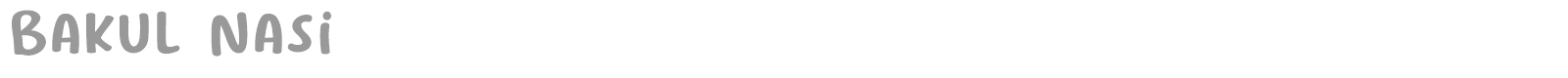 Bakul Nasi font preview